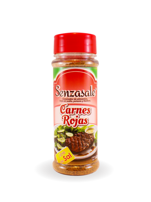 SENZASALE CARNE ROJA FRASCO 60 G