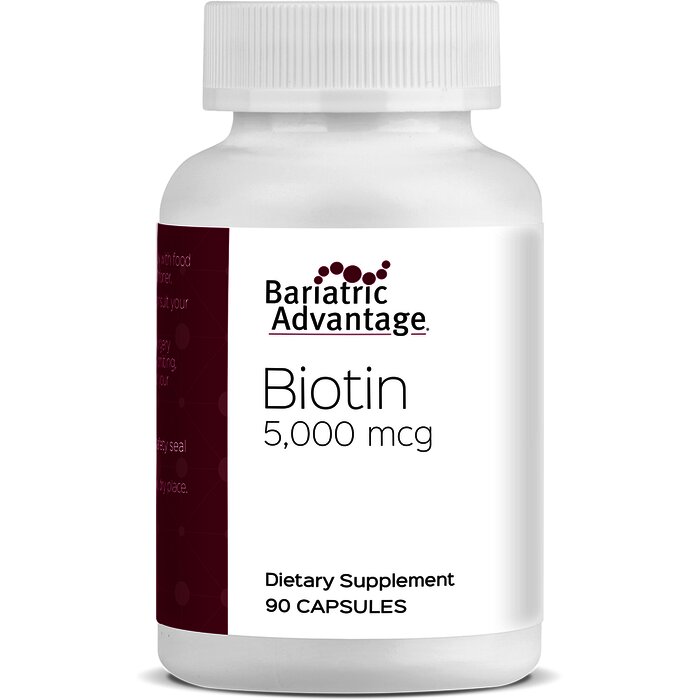 Bariatric Advantage Biotin 5000mcg Cápsulas C/90